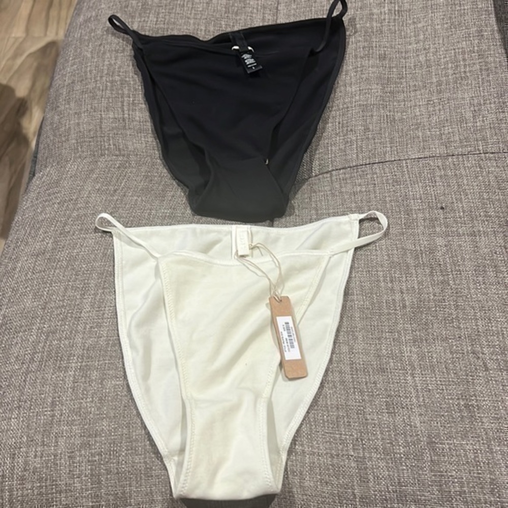Skims Cotton Jersey String Bikini